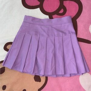purple skirt
